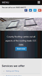 Mobile Screenshot of countyroofing.com